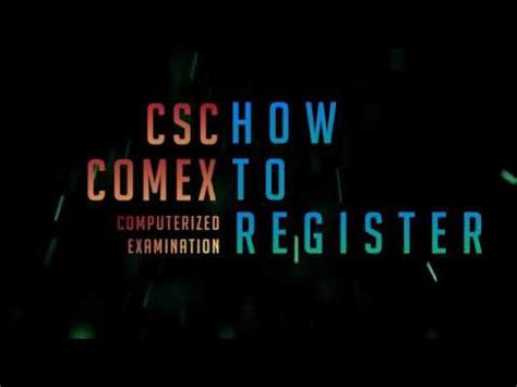 How to Register in COMEX .